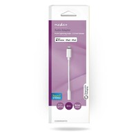 Apple Lightning 8-pins naar 3,5 mm minijack 10 cm