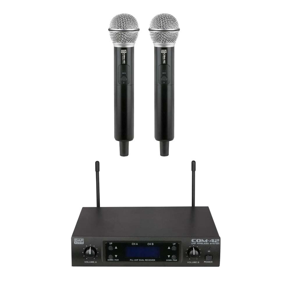 DAP COM-42 Dubbel draadloos microfoonsysteem afbeelding