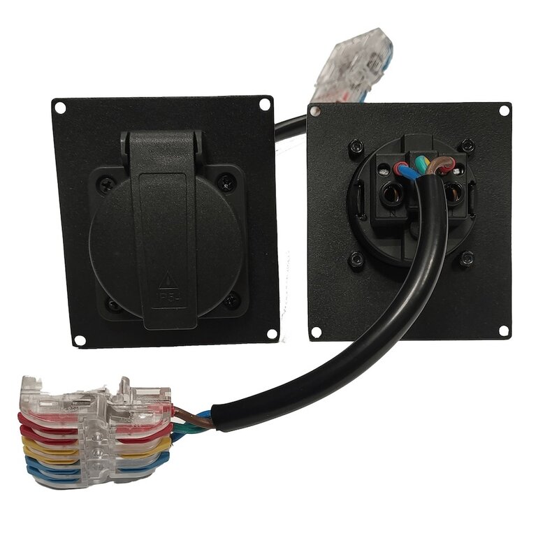 Caymon CASY285Gi/B Schuko plaatje 2 space CASY285Gi/B Schuko plaatje 2 space