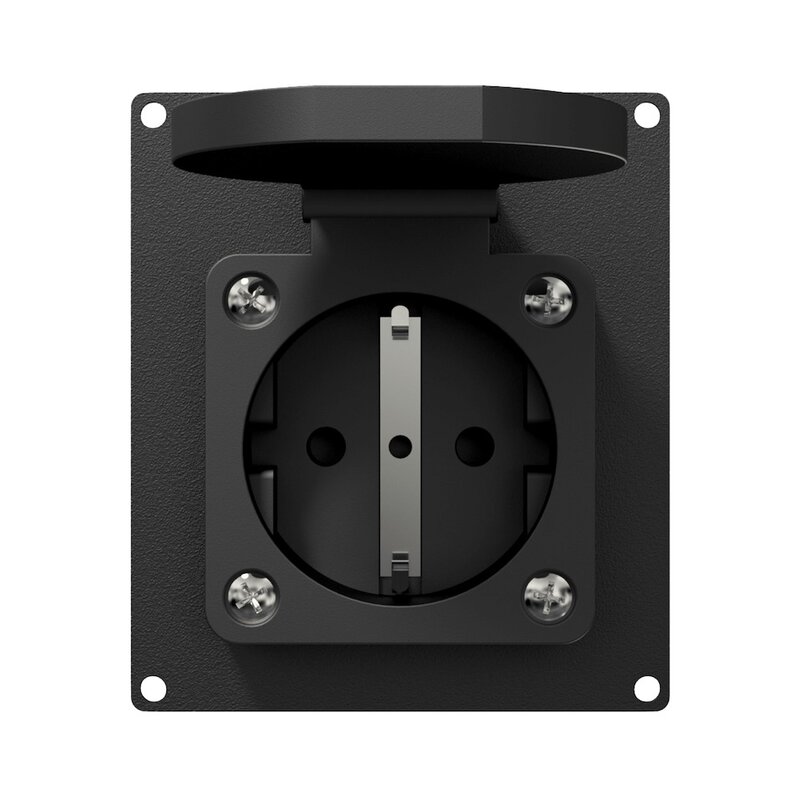 Caymon CASY285Gi/B Schuko plaatje 2 space CASY285Gi/B Schuko plaatje 2 space