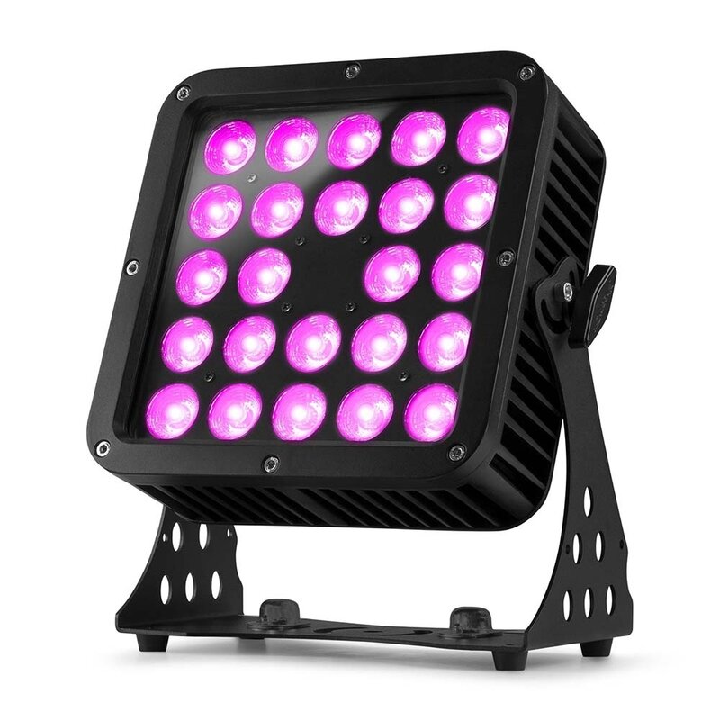 StarColor205 flood light voor buiten 24x 10W RGBA IP65 + Beamz StarColor200/205 filter