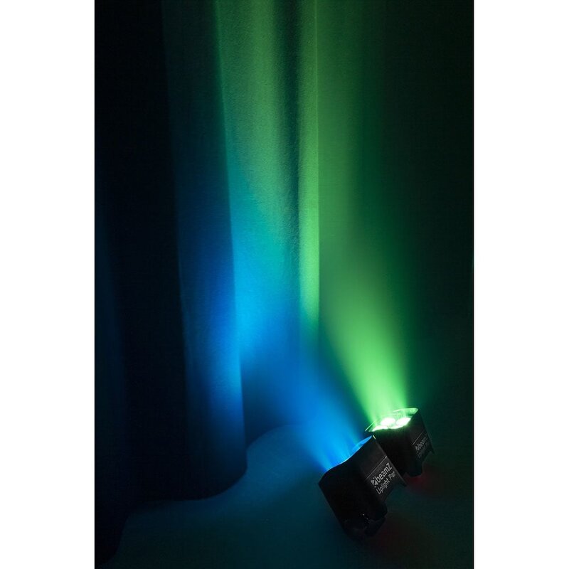 4x BBP94W verticale LED par op accu RGBWA+UV WDMX