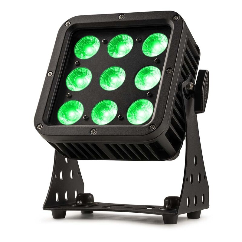 4x StarColor75 LED flood light voor buiten 9x 8W RGBA IP65