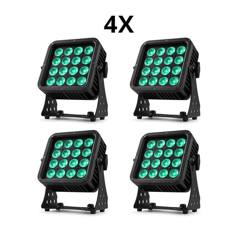 BeamZ 4x StarColor135 LED floodlight voor buiten 16x 8W RGBA IP65 4x StarColor135 LED floodlight voor buiten 16x 8W RGBA IP65