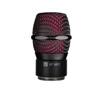 V7 MC2 Black microfoonkop voor Sennheiser handhelds