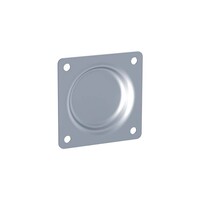 D0650 Schotel voor flightcase met rubberen voetjes