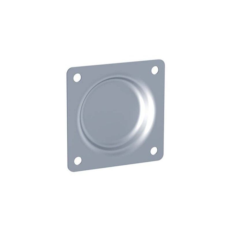 D0650 Schotel voor flightcase met rubberen voetjes