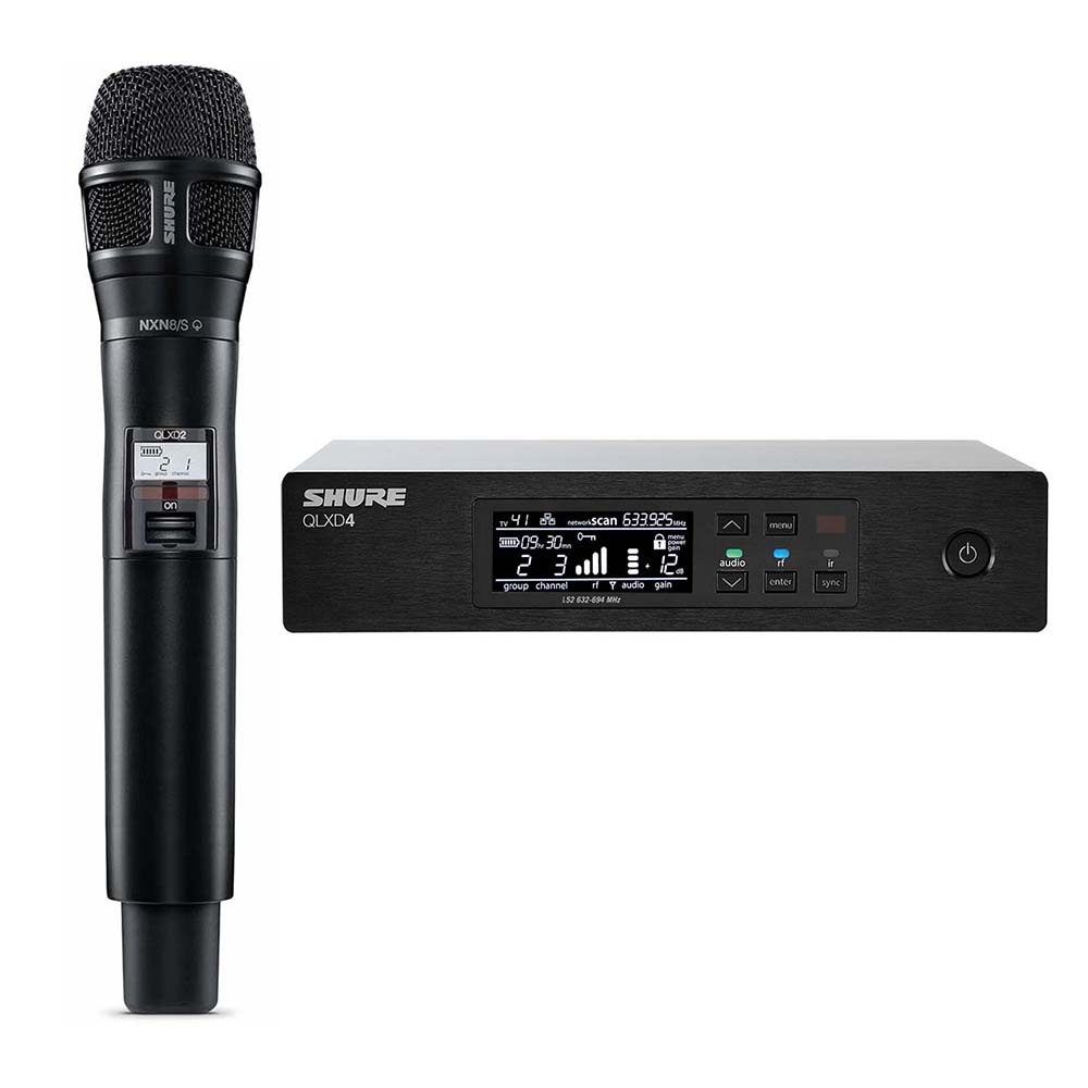Shure QLXD24/N8SB-K51 draadloos microfoonsysteem afbeelding