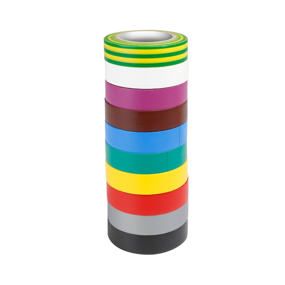 Adam Hall Gekleurde isolatietape voor stroomkabels (10 stuks) afbeelding