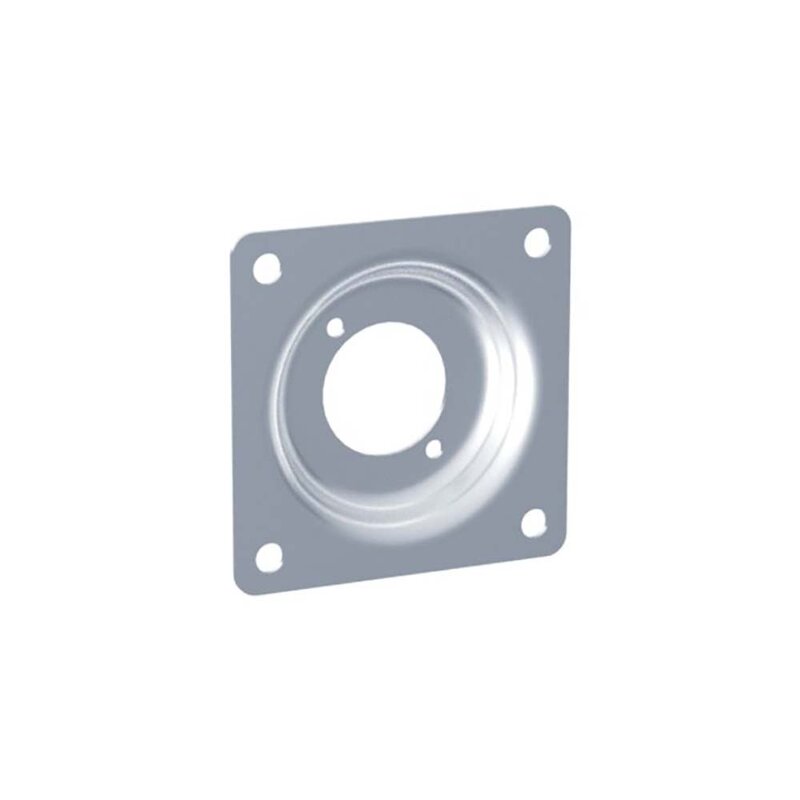 D0651Z Inbouwschotel 1x D-size zilver