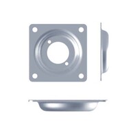 D0651Z Inbouwschotel 1x D-size zilver