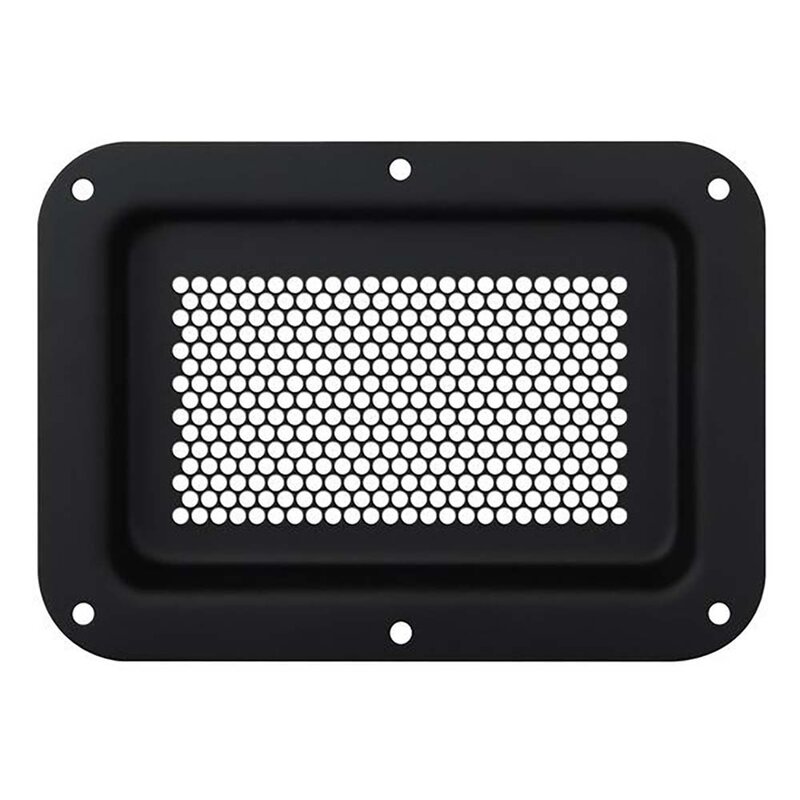 D2101K-04 ventilatieschotel geperforeerd groot zwart