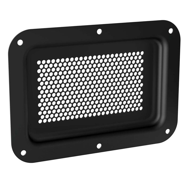 D2101K-04 ventilatieschotel geperforeerd groot zwart