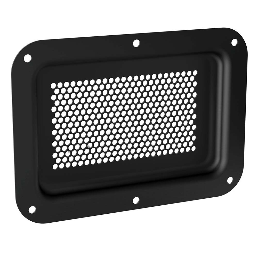 Penn Elcom D2101K-04 ventilatieschotel geperforeerd groot zwart afbeelding