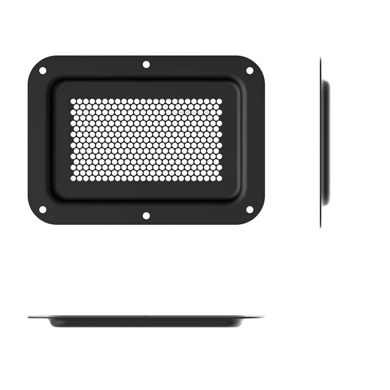 D2101K-04 ventilatieschotel geperforeerd groot zwart