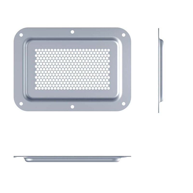 D2101Z-04 ventilatieschotel geperforeerd groot zilver