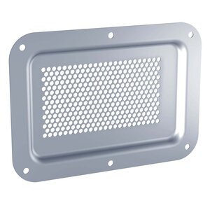 Penn Elcom D2101Z-04 ventilatieschotel geperforeerd groot zilver