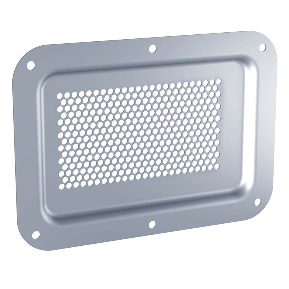 Penn Elcom D2101Z-04 ventilatieschotel geperforeerd groot zilver afbeelding
