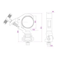 BC50B-150F kantelbare Quick Trigger Clamp zwart