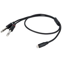 FL101 verloopkabel lightning naar 2x jack mono 150cm