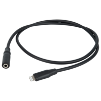 FL104 verloopkabel lightning naar female stereo mini-jack 75cm