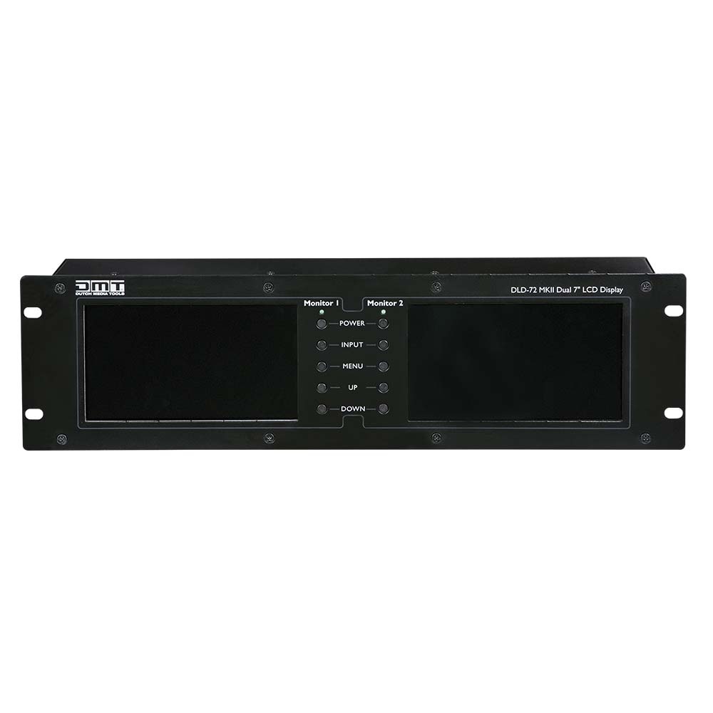 DMT DLD-72 MK2 dubbel 7 inch TFT display afbeelding
