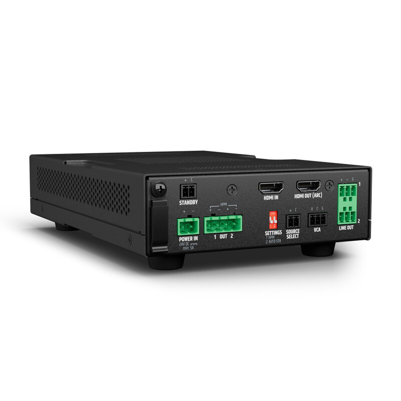 AMP 205 AV HDMI audio de-embedder & versterker 2 x 50W 4 Ohm