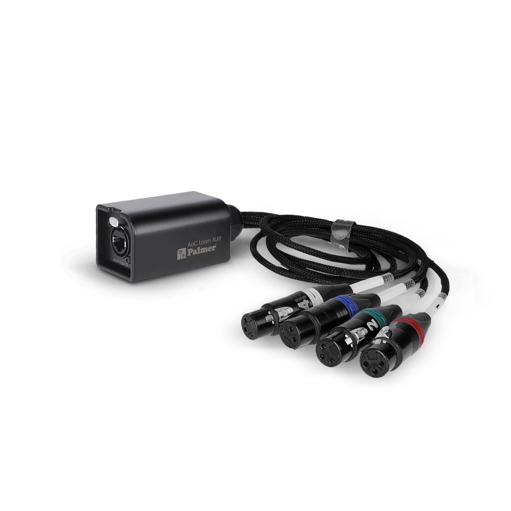 Palmer AoC Loom XLRf van etherCON naar 4x XLR female 50cm