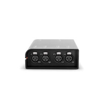 AoC box XLRf audio over Catbox etherCON naar 4x XLR female