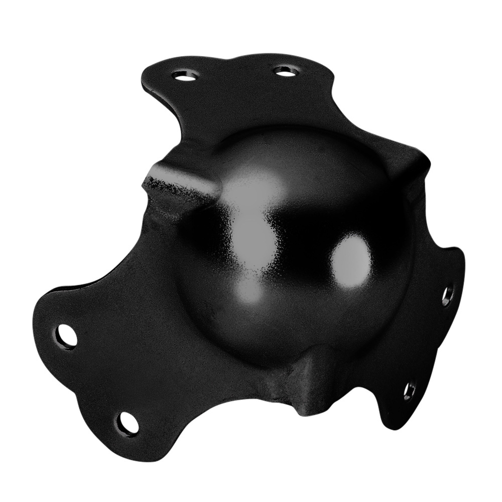 Adam Hall 4101BLK Bolhoek groot heavy duty zwart afbeelding