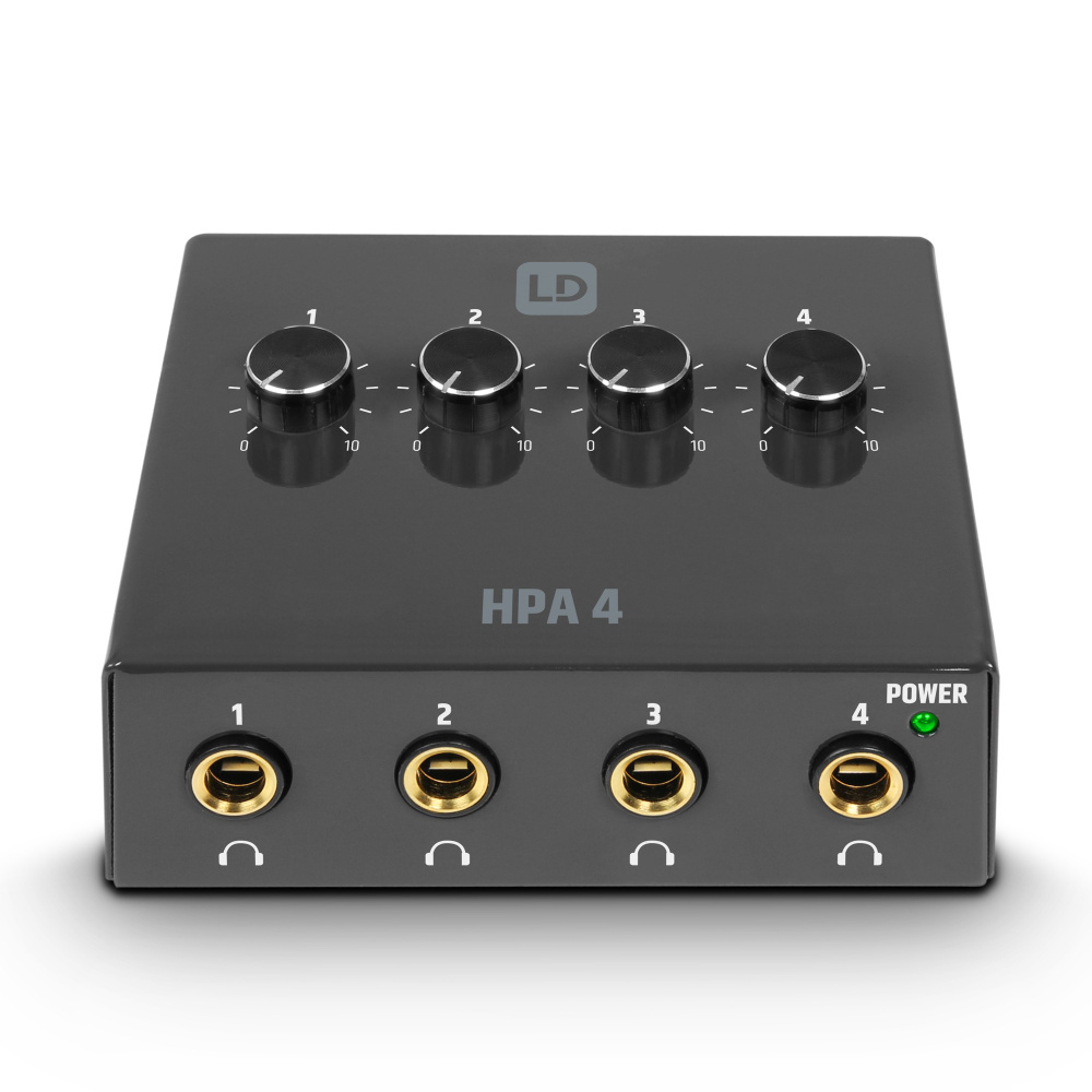 LD Systems HPA4 4-kanaals hoofdtelefoonversterker afbeelding