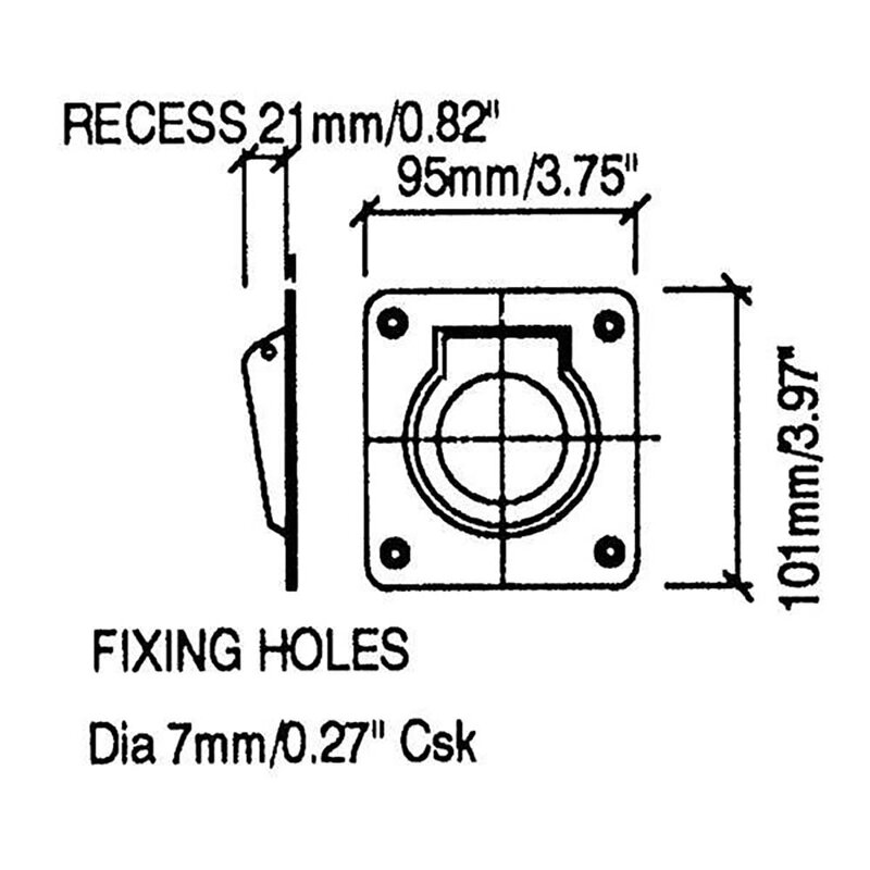 H1435z D-Ring hijsoog zilver