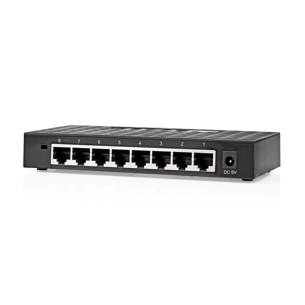 Nedis Netwerk-Switch 8 poorten 1 Gbps afbeelding