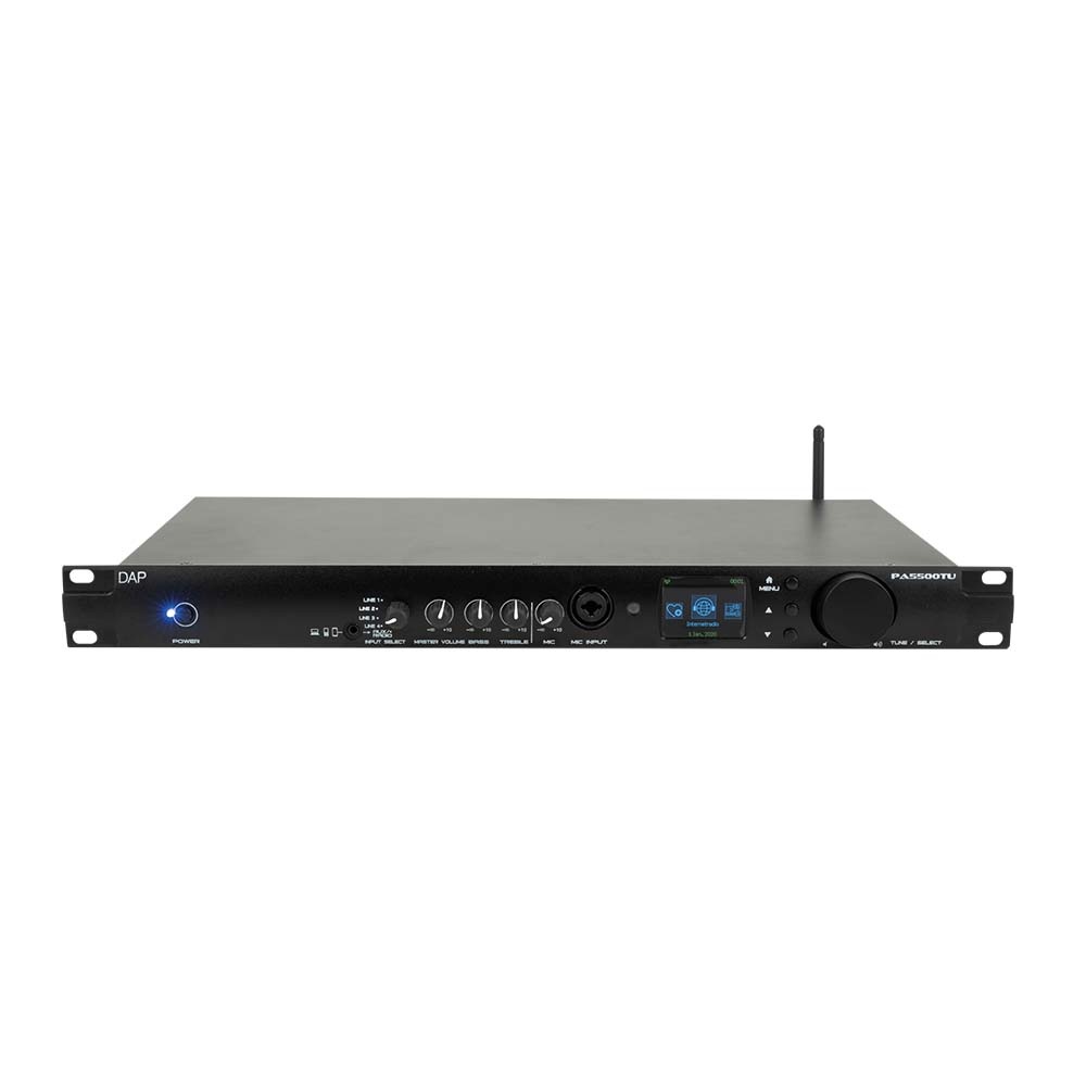 DAP PA-5500TU internet radio met 460W AMP, FM, BT 4.2 afbeelding