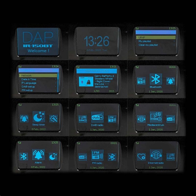 PA-5500TU internet radio met 460W AMP,  FM, BT 4.2