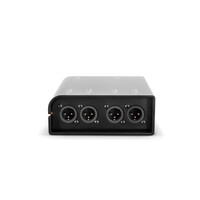 AoC box XLRm audio over Catbox van etherCON naar 4x XLR male