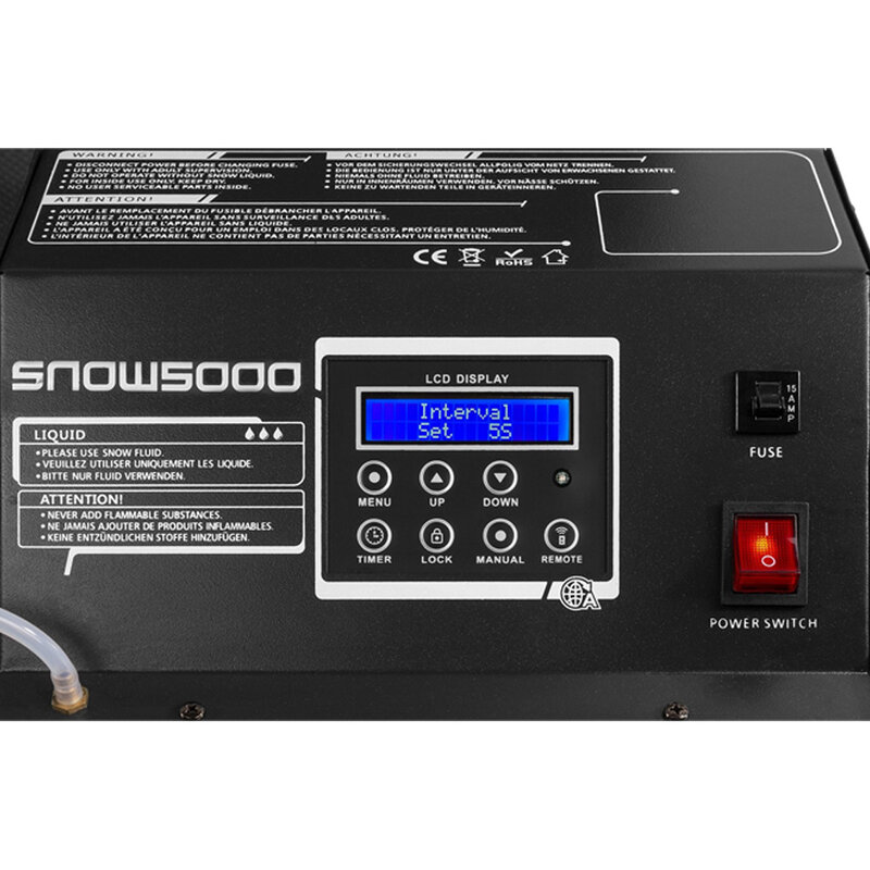 BeamZ SNOW5000 professionele sneeuwmachine SNOW5000 professionele sneeuwmachine