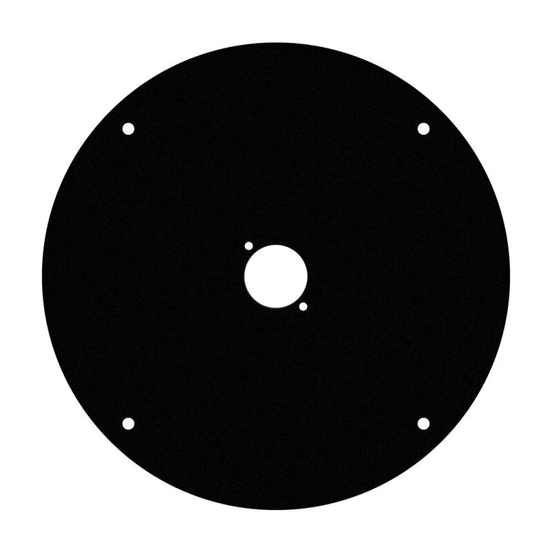 Adam Hall Plaat voor K4CD042 haspel met 1x D-size gat Plaat voor K4CD042 haspel met 1x D-size gat