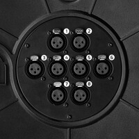 8/0 multikabel op haspel 15m