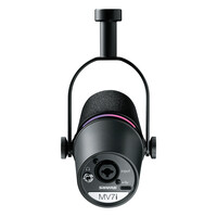 MV7i smart microfoon met audio interface zwart