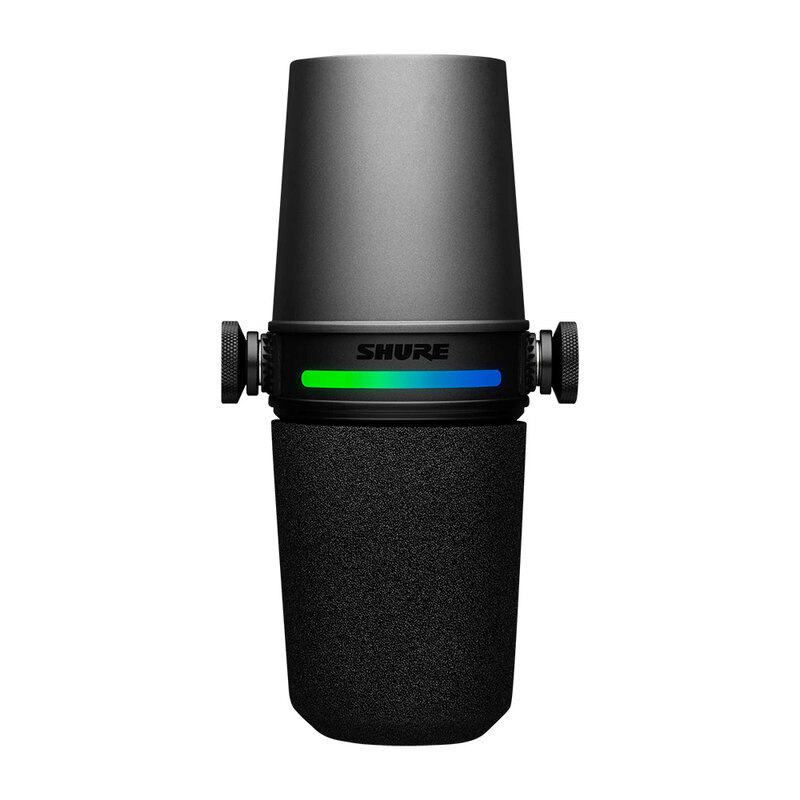 MV7i smart microfoon met audio interface zwart