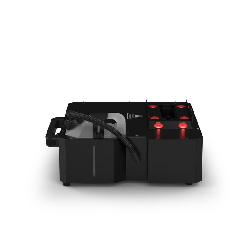 Geyser Move verticale rookmachine met LEDs