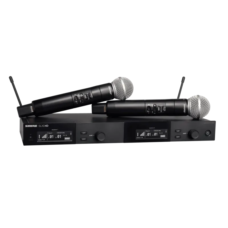 SLXD24D/SM58-G59 dubbel draadloos microfoonsysteem