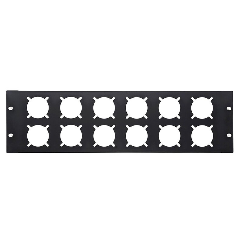 Penn Elcom R1284/3UK-12 rackpaneel voor 12x Schuko chassisdeel 3HE R1284/3UK-12 rackpaneel voor 12x Schuko chassisdeel 3HE