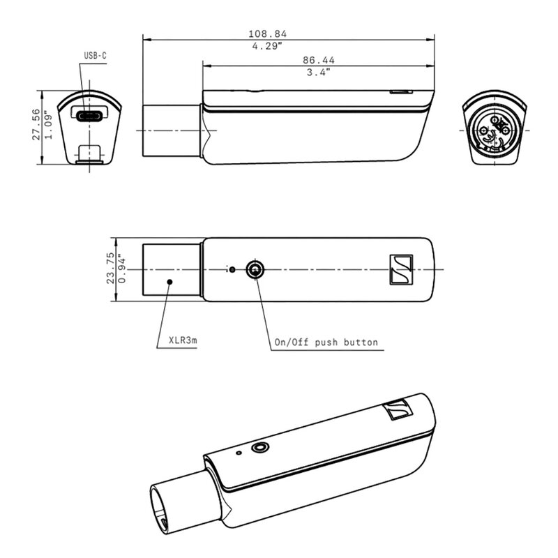 Sennheiser XSW-D XLR draadloze basisset XSW-D XLR draadloze basisset