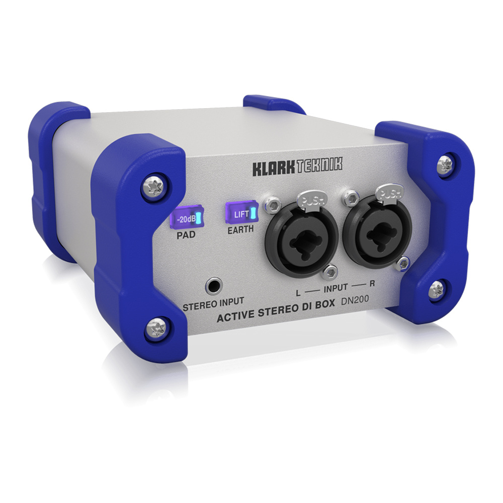 Klark Teknik DN200 V2 Actieve 2-kanaals DI afbeelding