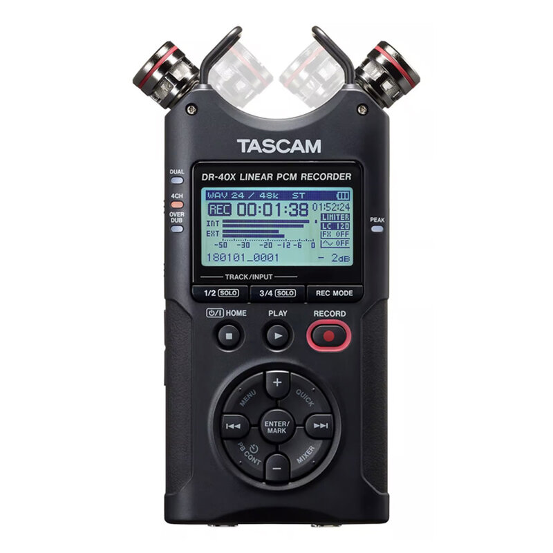 DR-40X Portable recorder en audio-interface