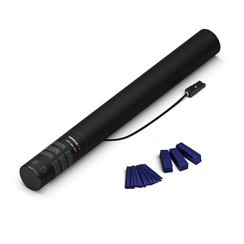 MagicFX Electric Confetti Cannon 50cm donkerblauw afbeelding