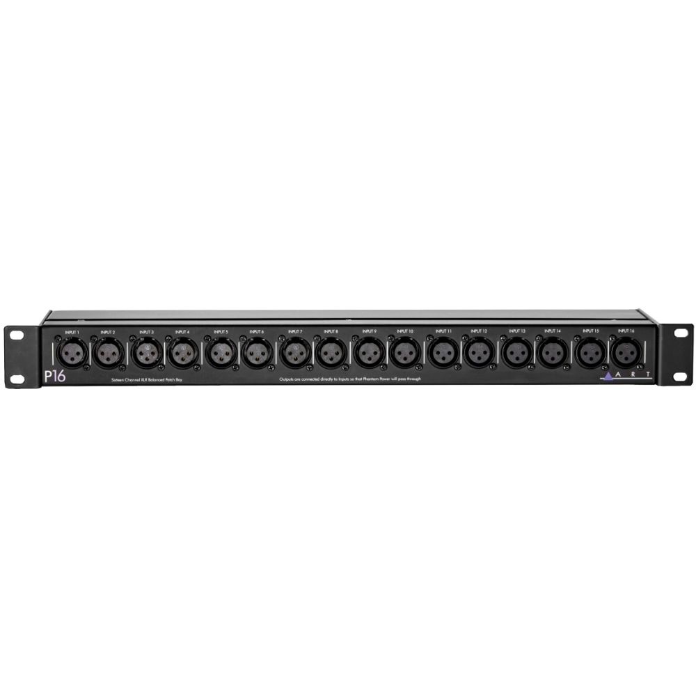 ART P16 16-kanaals patchbay XLR afbeelding