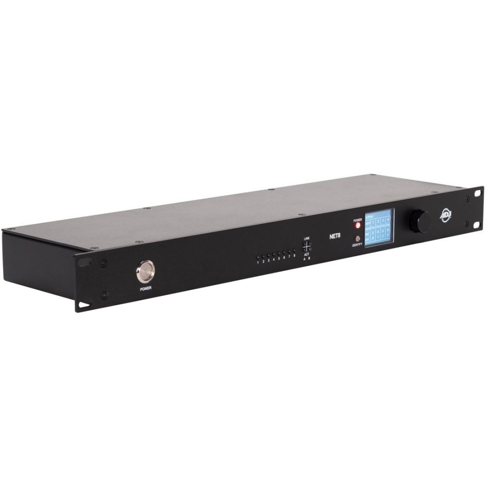 ADJ NET 8 DMX Ethernet node 19 inch afbeelding